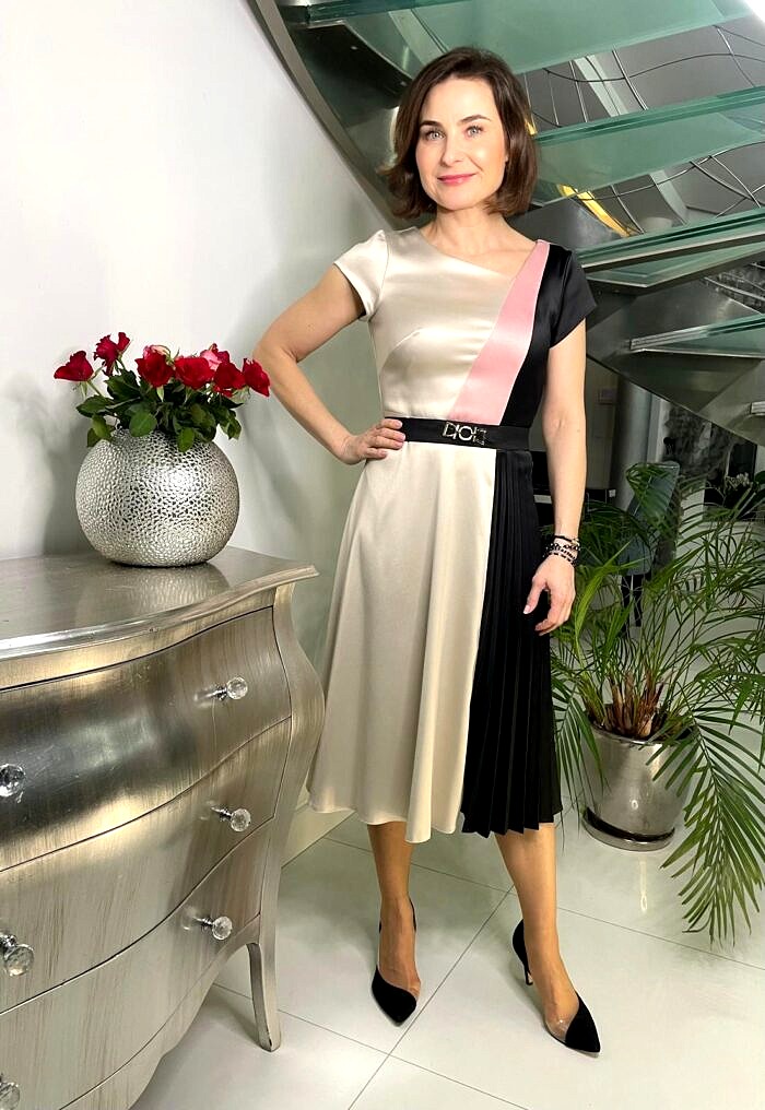 Sukienka Samanta elegancka 05473 - obrazek 2