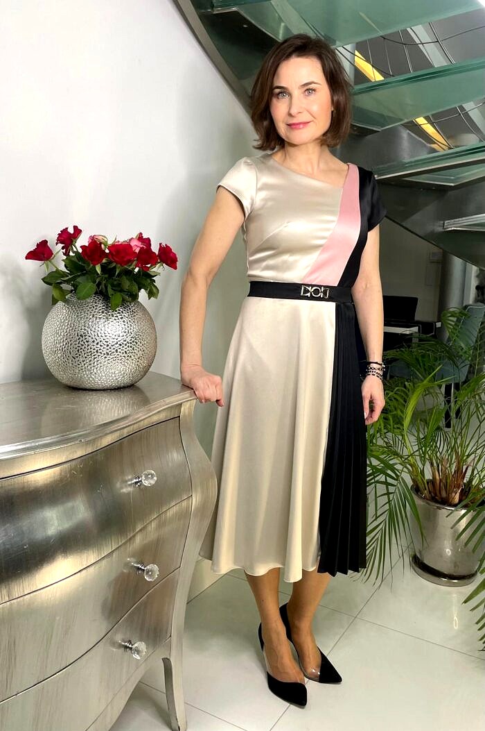 Sukienka Samanta elegancka 05473 - obrazek 3